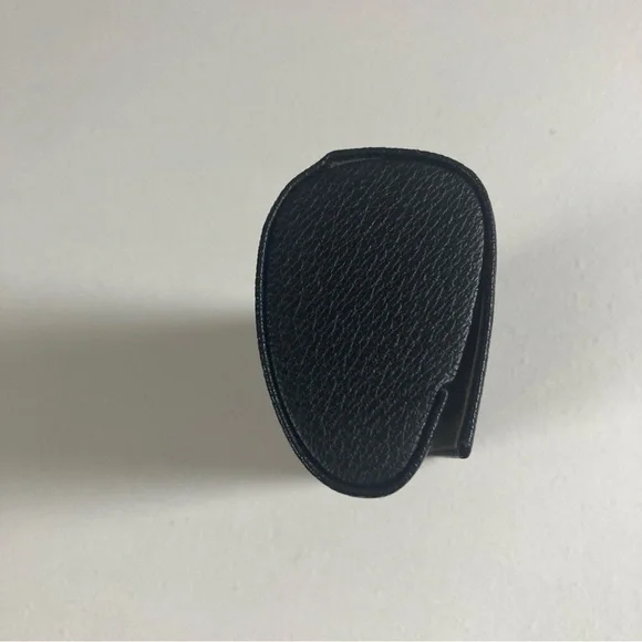 Burberry Glasses Case Black Leather Hard Shell Magnetic Close Sunglasses - Picture 3 of 9